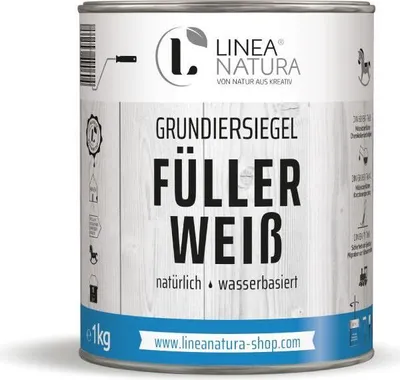 Produktbild von Grundiersiegel Füller Weiß | Grundierung | 1K Wasserfüller 1 kg