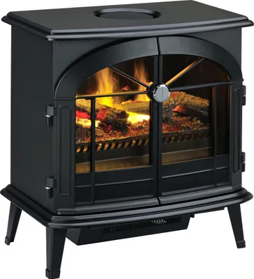Produktbild von Dimplex Stoves Stockbridge, Freistehende Feuerstelle, Elektro, Schwarz, Opti-myst, Log set, Horizontal