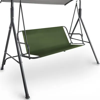 Produktbild von Omgoods – Schaukelstuhlbezug für den Garten, aus strapazierfähigem 600D Oxford-Stoff, in Grün