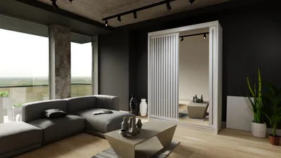 Image de Armoire de chambre, bois, design moderne, meuble, étagère, armoires, placard