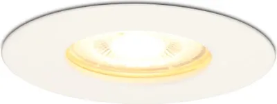 Produktbild von hoftronic LED Einbaustrahler 4W 345lm 2700K GU10 Dimmbar Rund IP65 Weiß