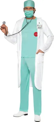 Image de Smiffys - Costumes - Hommes SM2991 (M) (Vert/Blanc)