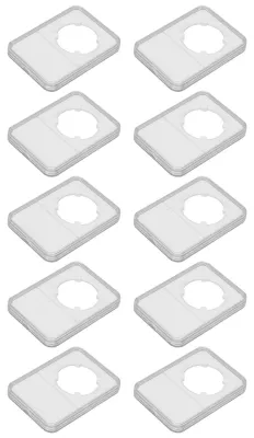 Image de 10 boîtiers transparents pour pièces de monnaie, résistants à l'usure, écologiques, pour la protection et la collection de pièces