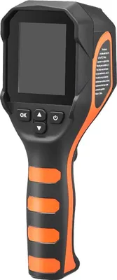 Productafbeelding van Thermische camera, 320 x 240 TISR superresolutie, thermografische camera met 2MP visuele camera, 160 x 120 infraroodresolutie, 25 Hz verversingssnelheid, temperatuurbereik van -4°F tot 1022°F, 4 beeldmodi en 6 kleurenpaletten