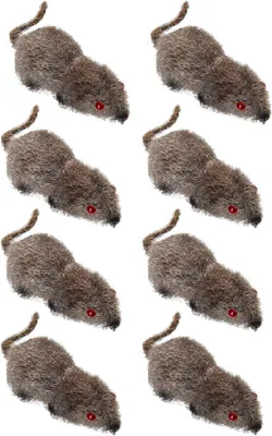 Productafbeelding van Decoratiemuizen - Set van 8 - Meerkleurig - Één maat