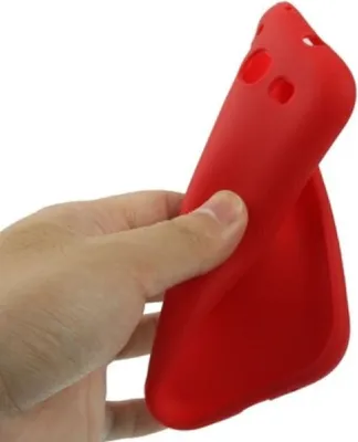 Produktbild von Schutzhülle Silikon Hülle für Handy Samsung I9300 Galaxy S3 Rot