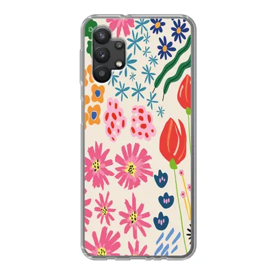 Produktbild von MuchoWow® Handyhülle Schutzhülle Hülle für Samsung Galaxy A32 5G Blumen - Gestaltung - Tulpe Silikon Softcase Handy Hülle - Softcase