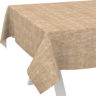 Produktbild von Tischdecke Melliert Sandbraun 120x140cm Schnittkante