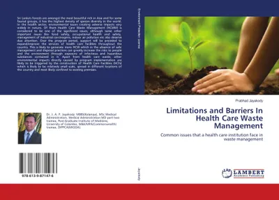 Produktbild von Limitations and Barriers In Health Care Waste Management