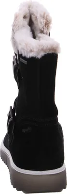 Produktbild von Diese aus wunderbar weichen Veloursledern gefertigten superfit Stiefel sind genau das Richtige für alle stylischen Mädchen, die auf trendige Schuhe auch im Winter nicht verzichten wollen. Die beiden Schnallen geben LORA einen edlen Look und der praktische Reißverschluss an der Innenseite sorgt für einen schnellen und einfachen Einstieg. Der Fellrand ergänzt das schicke Design. Die GORE-TEX Ausstattung macht den superfit Stiefel wasserdicht und atmungsaktiv. Die Einlegesohlen können getauscht werden.