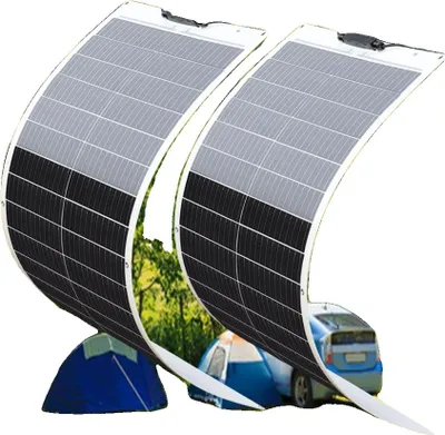Obrázek produktu pro Fotovoltaický panel, monokrystalický, flexibles Design, 200w 2Stk 100w