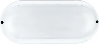 Zdjęcie produktu dla Kinkiet LED ACA z tworzywa sztucznego, biały, 230 V AC, IP65, 20 W, 1700 lm, 3000 K, kąt rozsyłu 110°, Ra80, DORA2030W
