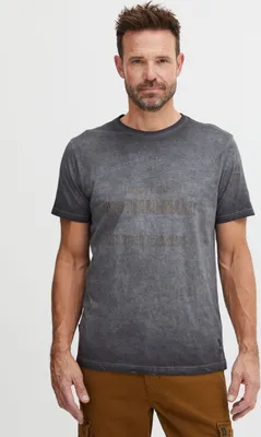 Produktbild von FQ1924 FQEmil Herren T-Shirt Kurzarm Shirt mit Print T-Shirt Rundhalsausschnitt Regular Fit hochwertige Baumwoll-Qualität