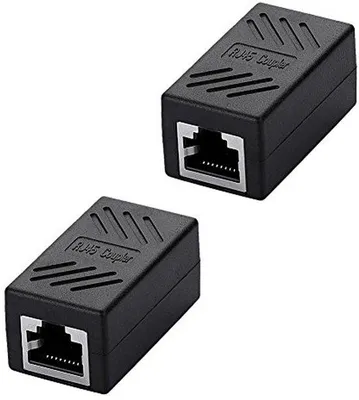 Obrázok produktu pre Adaptéry pre sieťové káble (Ethernet) – káble na predĺženie, typ Cat5/Cat6, 2 kusy