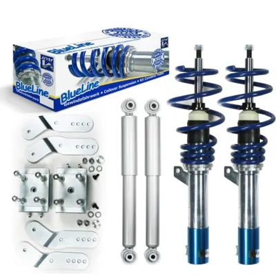 Produktbild von JOM BlueLine Gewindefahrwerk Stoßdämpfer mit Federn für VW Caddy III Kombi (2KB, 2KJ, 2CB, 2CJ) Caddy III Kastenwagen (2KA, 2KH, 2CA, 2CH)