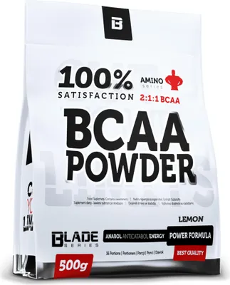 Produktbild von BLADE 100% BCAA-Pulver - 500g - Zitrone