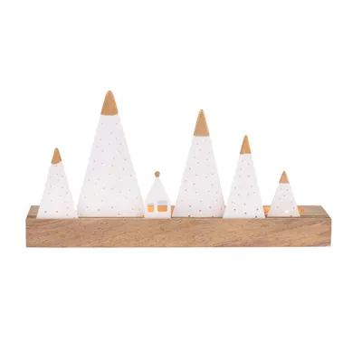 Produktbild von Räder Lichtobjekt Berge 25x7x13,5cm