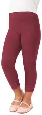 Image de Leggings 3/4 pour fille Merry Style MS10-293 (bordeaux, 140 cm)
