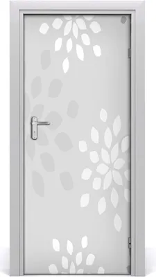 Produktbild von Tulup Türaufkleber 85x205 cm Dekorative Aufkleber Selbstklebend Wasserdichte Tapete Abnehmbar Schlafzimmer Wohnzimmer Wohnkultur - Blumenmuster
