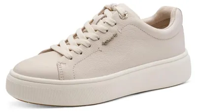 Productafbeelding van Tamaris sportpantoffels met vormvaste zool, modieus design in wit/wit combinatie, maat 37