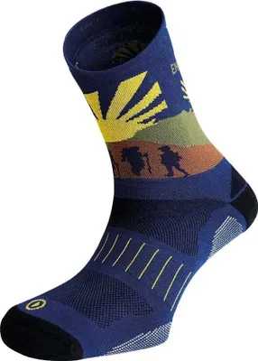 Image de Chaussettes Enforma Peregrino Trekking mi-longues, bleu, pointures 35-38, bleu, pointures 35-38