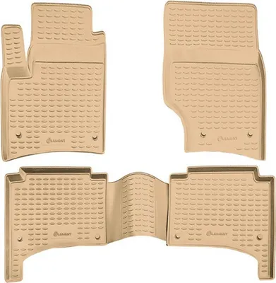 Obrázok produktu pre Gumové autokoberce Porsche Cayenne 2002-2010 (béžové)