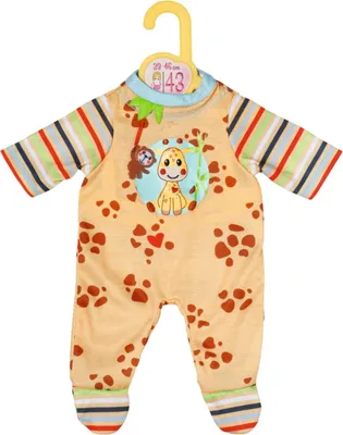 Zdjęcie produktu dla Romper Dolly Moda z żyrafą, 43 cm