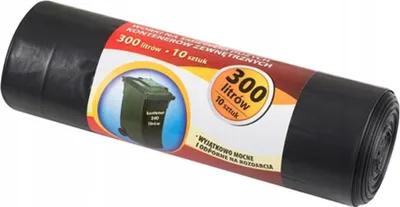 Produktbild von BRATEK widerstandsfähige Abfallbeutel 300 l, 10 Stück