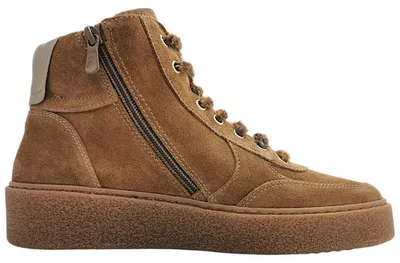 Image de Chaussures de ville pour femme Nero Giardini, bottines à lacets, couleur marron, style décontracté