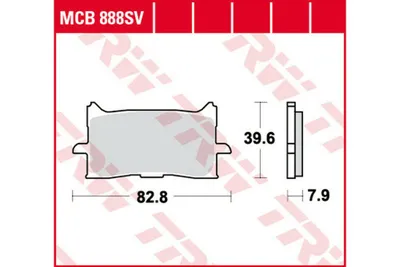 Immagine prodotto di TRW Pastiglia freno Sinter Mcb 888 Sv