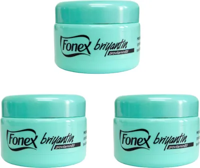Produktbild von 3x Fonex Briyantin Brillantine B5 Vitamin Styling Creme Haarstyling 150ml