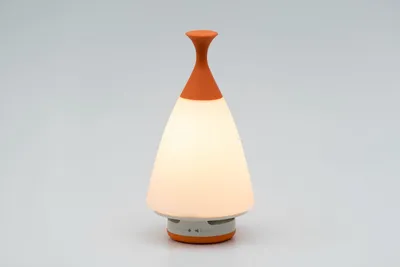 Produktbild von Große LED-Lampe mit Bluetooth-Lautsprecher und Gummihandgriff