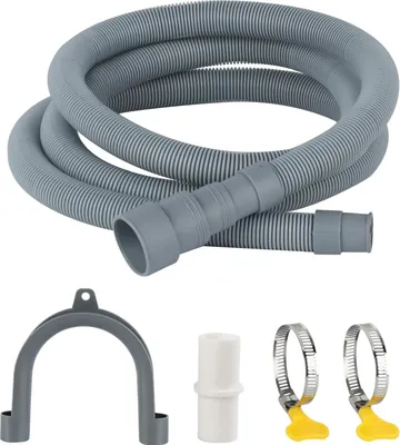 Produktbild von 2 Mx30 mmAblaufschlauch Verlängerung,Ablaufschlauch Waschmaschinenschlauch Verlängerung,Waschmaschine Schlauch,Abwasserschlauch Spülmaschinen,Ablaufschlauch Schlauch mit Universal Schlauchverbinder