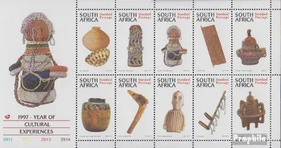 Produktbild von Briefmarken Südafrika 1997 Mi 1053A-1062A Kleinbogen (kompl.Ausg.) postfrisch Kulturelles Erbe