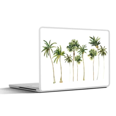 Produktbild von MuchoWow® Laptop Aufkleber Sticker Cover Dschungel - Palme - Grün 30x22 cm - Laptop-Sticker