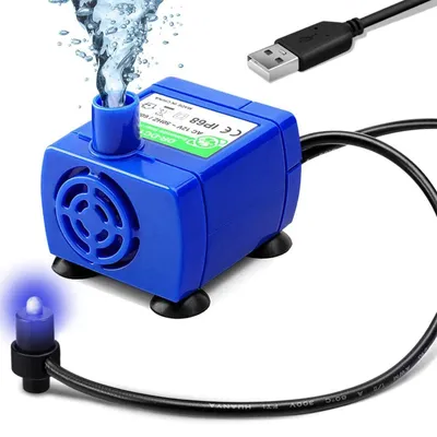 Productafbeelding van Ultrageruisloze kattenfonteinpomp voor 2L fontein