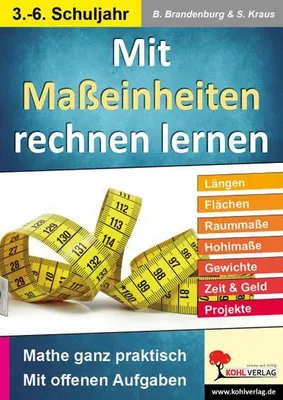 Obrázek produktu pro Mit Maßeinheiten rechnen lernen