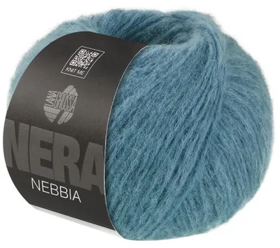 Produktbild von Lana Grossa NEBBIA (NERA) 50 g Zarte Netzgarnstruktur aus Wolle 170 m Farbe 005 - Taubenblau