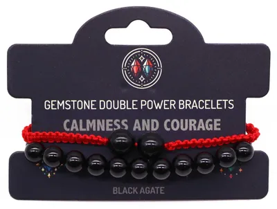 Imagen del producto de Pulseras de Doble Poder - Ágata Negra