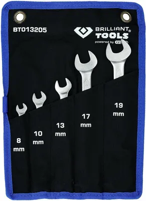 Produktbild von Ratschenringschlüssel-Satz, 5-tlg, umschaltbar, 8 - 19 mm