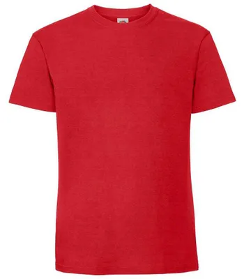 Produktbild von Fruit of the Loom - "Iconic 195 Premium" T-Shirt für Herren FK2657 (S) (Rot)