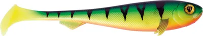 Produktbild von Fox Rage Super Slick Shad UV - 2 Gummifische, Farbe:Firetiger, Länge:18cm