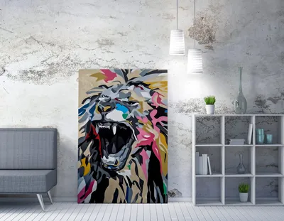 Produktbild von Wallity, WY167- WRZ1196, Bunt, Leinwandbilder, 70 x 100 cm, 50% Baumwolle / 50% Polyester