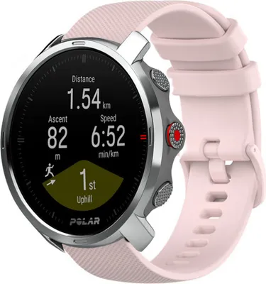 Produktbild von Strap-it® Polar Grit X Silikonarmband (Hellrosa)