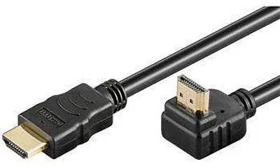 Produktbild von PremiumCord HDMI+Ethernet, M/M 90, 2m, 2m, HDMI, HDMI