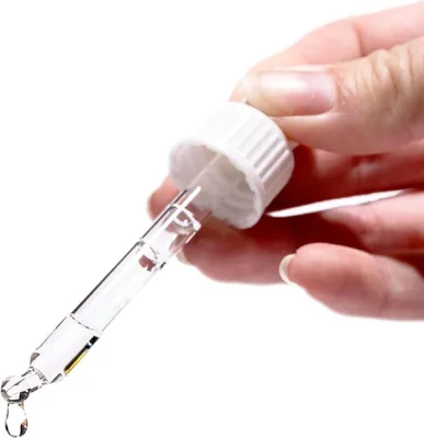 Produktbild von Pipette (Glas) mit Schraubverschluss 0,7 ml - für 30 ml + 50 ml Flaschen