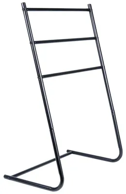 Obrázok produktu pre Samostatne stojaci držiak na uteráky - kovový - čierny