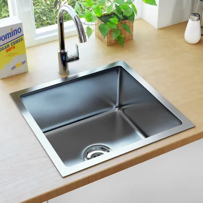 Produktbild von Eleganter Handgefertigte Küchenspüle Edelstahl GermanyMöbel 66864 - Spülen