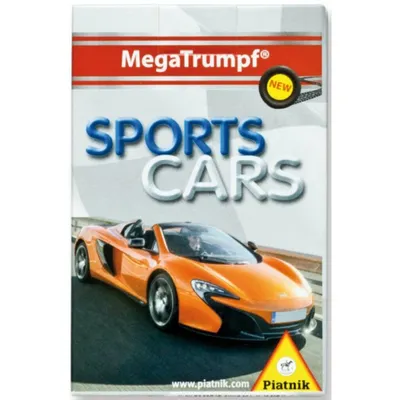 Produktbild von Quartett Sports Cars – Kartenspiel für Kinder und Technikfans