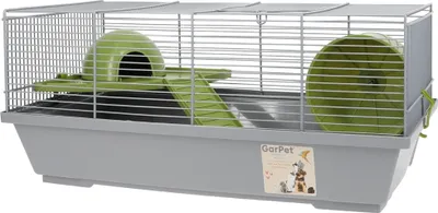 Produktbild von Mäusekäfig Hamsterkäfig Nagerkäfig Schlafhaus Laufrad Etage Rampe